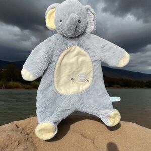Douglas Baby Plush Joey Elephant Sshlumpie Security Blanket Lovey Gray 19"